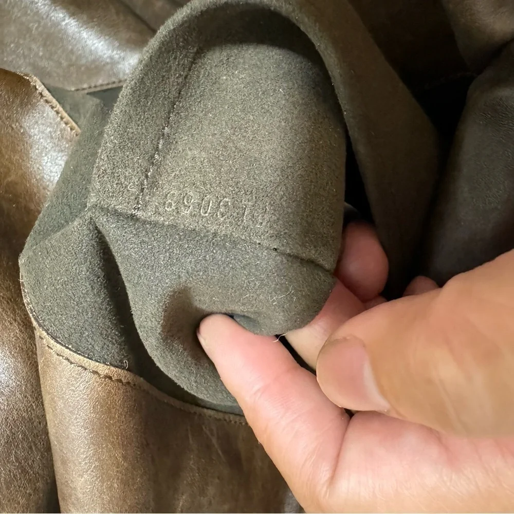 Louis Vuitton Paris Souple Whisper PM Chocolate Embossed leather bag limited